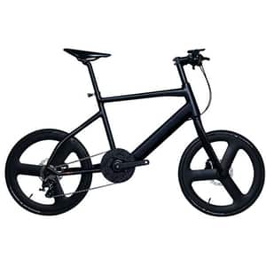 Bicicleta asistata electric KOOWHEEL Carbon S1, 20 inch, negru