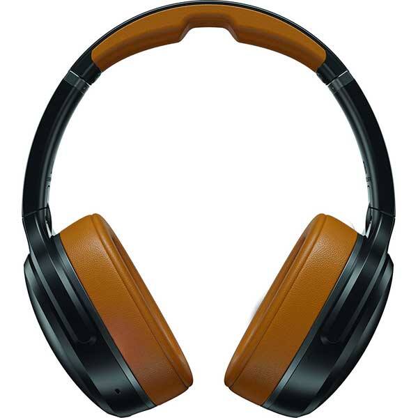 Casti SKULLCANDY Crusher ANC S6CPW-M373, Bluetooth, Over-ear, Microfon, Tile Tracker, Noise Cancelling, Black Tan