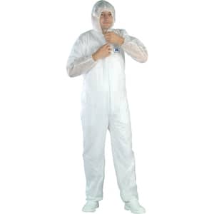 Combinezon de protectie COVERGUARD, polipropilena, marimea L, alb