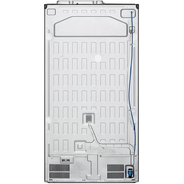 Side by Side LG GSXV91MCAF, No Frost, 635 l, H 179 cm, Clasa F, Dozator apa, negru