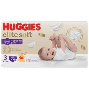 Scutece chilotel HUGGIES Elite Soft Pants Giga nr 3, Unisex, 6-11 kg, 72buc