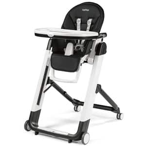 Scaun de masa 2 in 1 PEG PEREGO Siesta Follow Me Licorice, 0 luni - 3 ani, negru 