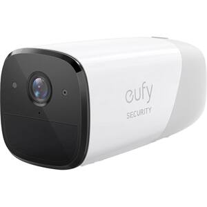 Camera IP Wireless eufyCam 2 Security T81143D2, Wi-Fi, HD 1080p, Waterproof, NightVision, alb-gri