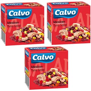 Salata mexicana cu ton CALVO, 150g, 3 bucati