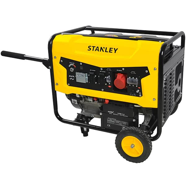 Eastern Comparable Fascinating Generator electric STANLEY SG7500B, 7500W,4 timpi, benzina, profesional,  autonomie 6.3 ore