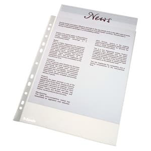 Folii protectie documente ESSELTE, A4, 43 microni, 25 bucati