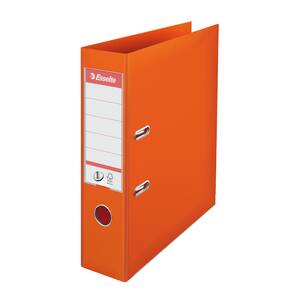 Biblioraft plastifiat ESSELTE Standard, A4, 75 mm, portocaliu