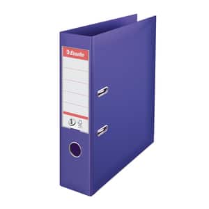 Biblioraft plastifiat ESSELTE Standard, A4, 75 mm, violet