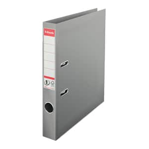 Biblioraft plastifiat ESSELTE No.1 Power, A4, 50 mm, gri