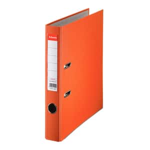 Biblioraft plastifiat/cartonat ESSELTE Economy, A4, 50 mm, portocaliu