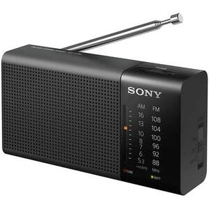 Radio portabil SONY ICF-P37, FM/AM, Baterii R6/LR6 x 2, negru