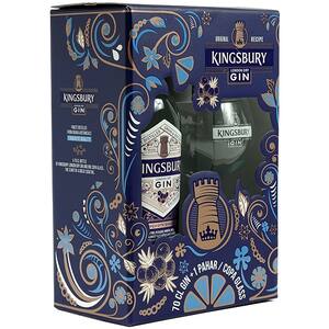 Gin Kingsbury, 0.7L + 1 pahar
