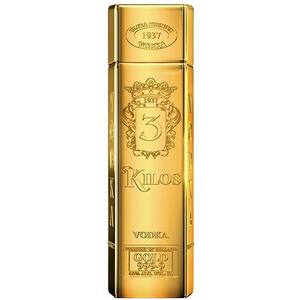 Vodka 3 Kilos Gold 999.9, 1L