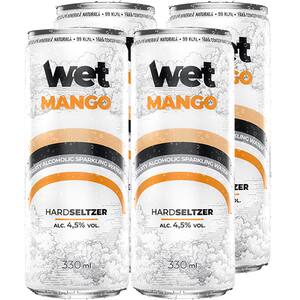 Hard Seltzwe Seltzer Wet Mango bax 0.33L x 4 doze