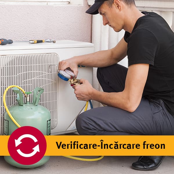 Serviciu verificare-incarcare cu freon in 1-3 zile lucratoare