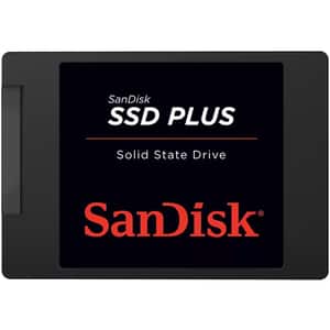 Solid-State Drive (SSD) SANDISK Plus, 1TB, SATA3, 2.5", SDSSDA-1T00-G26