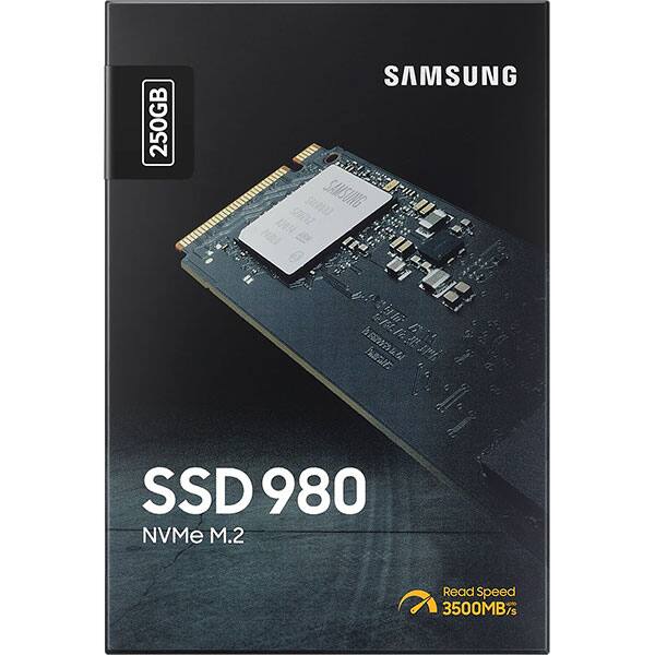 Solid-State Drive (SSD) SAMSUNG 980, 250GB, PCI Express x4, M.2, MZ-V8V250BW