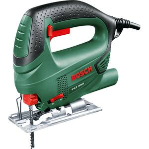 Fierastrau pendular BOSCH PST Easy 06033A0703, 500W, 3100CPM, adancime maxima taiere 65mm, maner soft grip