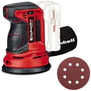 Masina de slefuit rotativa EINHELL TE-RS 18 Li Solo, 18V, 22000PM, disc 125mm, Fara acumulator, foaie slefuire P80