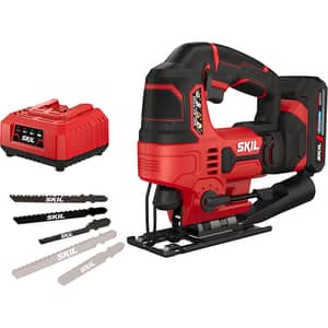 Fierastrau pendular SKIL 3420 AA, 2800CPM, adancime 65 mm + acumulator, incarcator si 5 panze
