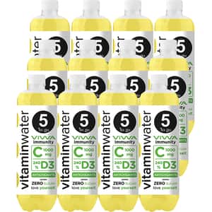 Apa cu vitamine 5 TO GO Viwa Immunity C-1000 + D bax 0.6L x 12 sticle