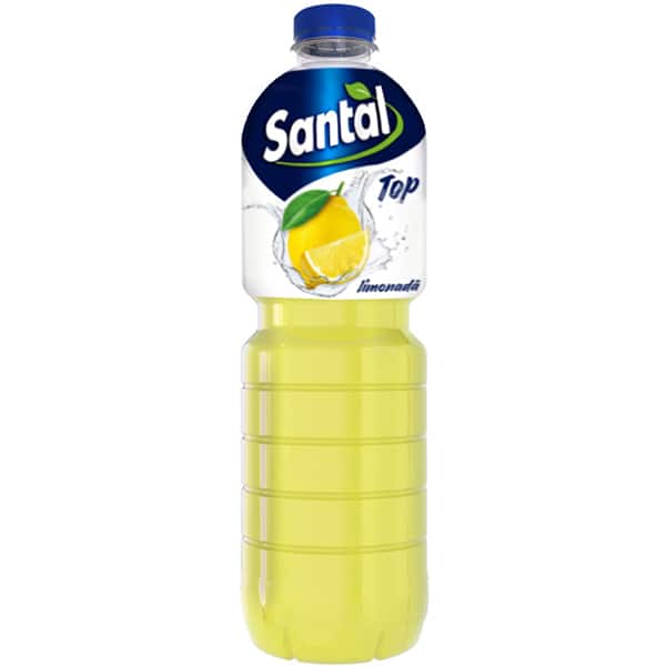 Bautura racoritoare necarbogazoasa SANTAL Top Limonada, 1.5L, 6 sticle