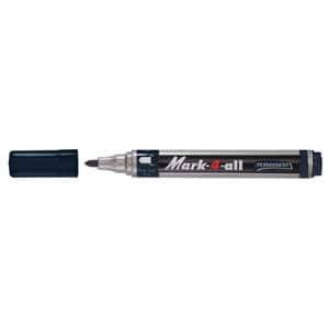 Marker permanent STABILO Mark-4-All, 1.5-2.5 mm, negru