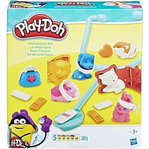 Set PLAY DOH Veterinar C3303, 3 ani+, multicolor