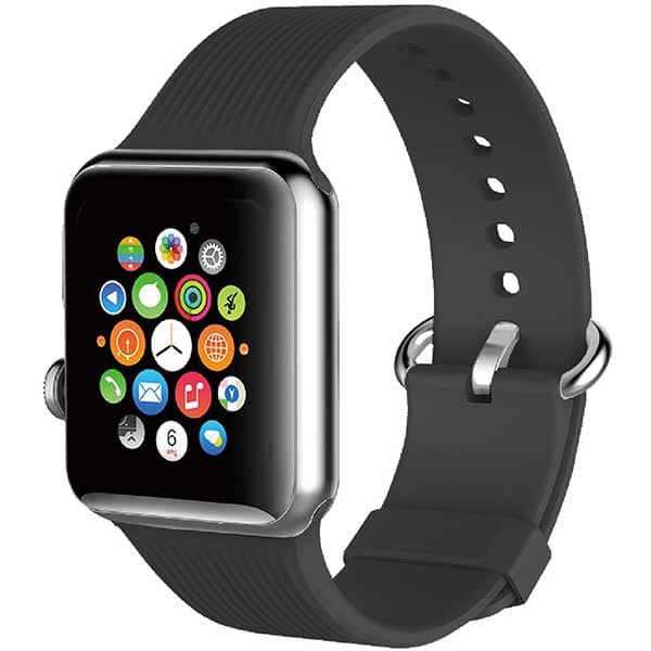 Bratara pentru Apple Watch 42mm PROMATE Silica 42 silicon gri
