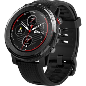 Smartwatch AMAZFIT Stratos 3, Wi-Fi, Android/iOS, silicon, Black