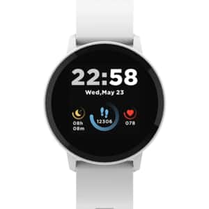 Smartwatch CANYON Lollypop CNS-SW63SW, Android/iOS, silicon, alb