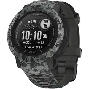 Smartwatch GARMIN Instinct 2 Camo Edition 45mm, Android/iOS, silicon, Graphite Camo