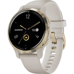 Smartwatch GARMIN Venu 2S 40mm, Android/iOS, silicon, Light Gold Stainless Steel Bezel/Light Sand Case
