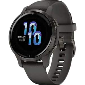 Smartwatch GARMIN Venu 2S 40mm, Android/iOS, silicon, Slate Stainless Steel Bezel/Graphite Case