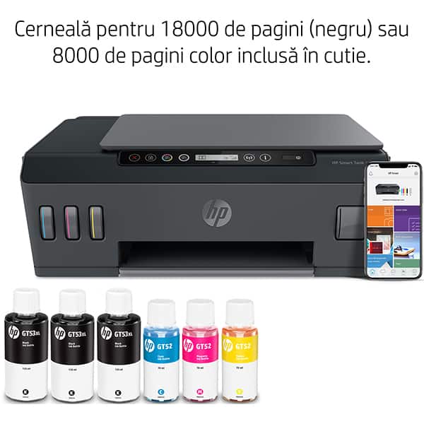 Majestic Perforation Hare Multifunctional inkjet color HP Smart Tank 515 CISS, A4, USB, Wi-Fi