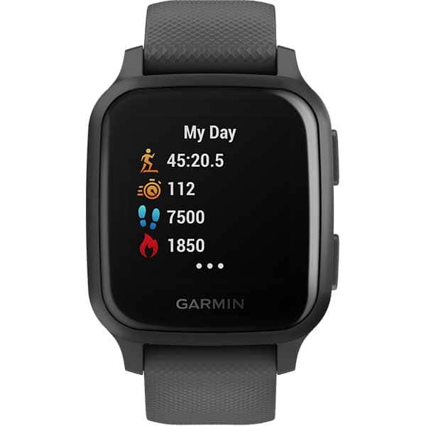 Smartwatch GARMIN Venu Sq, Android/iOS, silicon, Slate/Shadow Gray