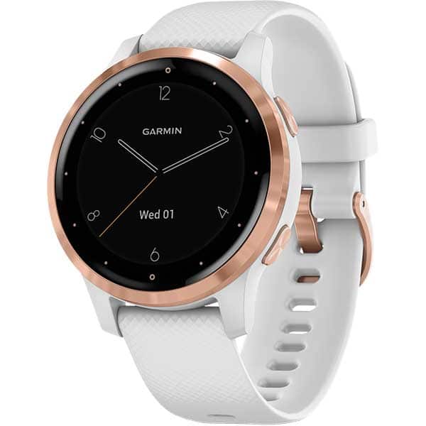 Smartwatch GARMIN Vivoactive 4s 40mm, Android/iOS, silicon, White/Rose Gold