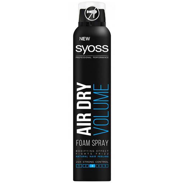 Spuma De Par Syoss Airdry Spray Volume 250ml