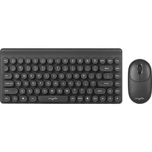 Kit tastatura si mouse Wireless MYRIA MY8535BK, USB, negru