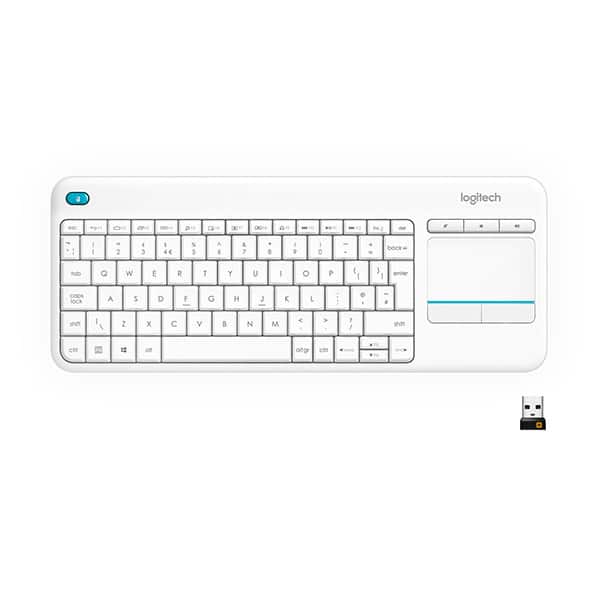 suit Rendition Delegate Tastatura Wireless LOGITECH Touch K400 Plus, USB, Layout US INT, alb