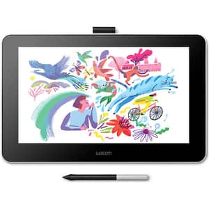 Tableta grafica WACOM One Creative Pen Display, alb-negru