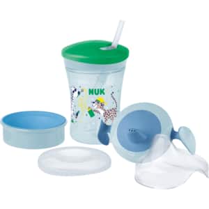 Cana NUK Evolution Invat sa beau 10255636, 6 luni+, 230 ml, albastru-verde