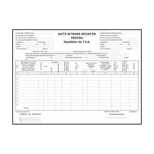 Nota de intrare-receptie VOLUM, 100 file x 3 carnete