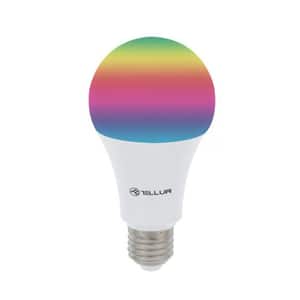 Bec LED Smart TELLUR TLL331011, E27, 10W, 1000lm, Wi-Fi, lumina variabila, compatibil Alexa, Google Assistant