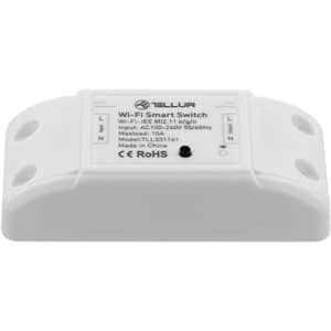 Intrerupator smart TELLUR TLL331161, Wi-Fi, alb