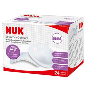 Tampoane pentru san NUK Ultra Dry Comfort 10252079, 24 buc, alb