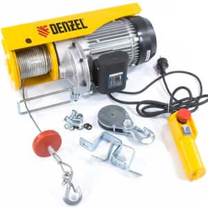 Palan electric DENZEL TF-1000, 1600W, 1000 kg, 8 m/min, galben