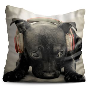 Perna decorativa Music Lover, 40 x 40 cm, multicolor