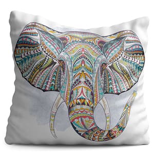 Perna decorativa Elephant, 40 x 40 cm, multicolor