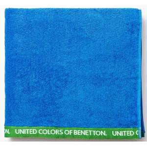 Prosop BENETTON Terry Rainbow, 90 x 160 cm, bumbac, albastru